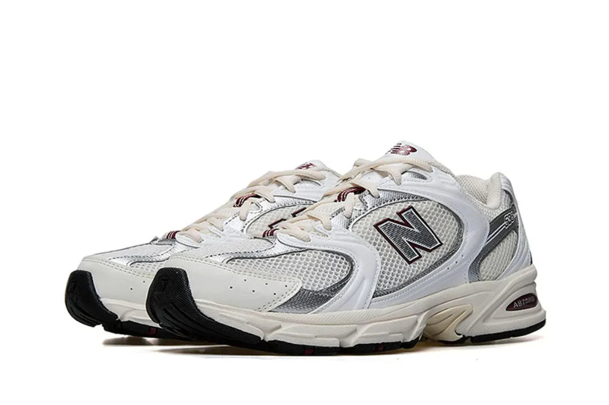 New Balance 530 Sea Salt White Mercury Red Branco (PRONTA ENTREGA)