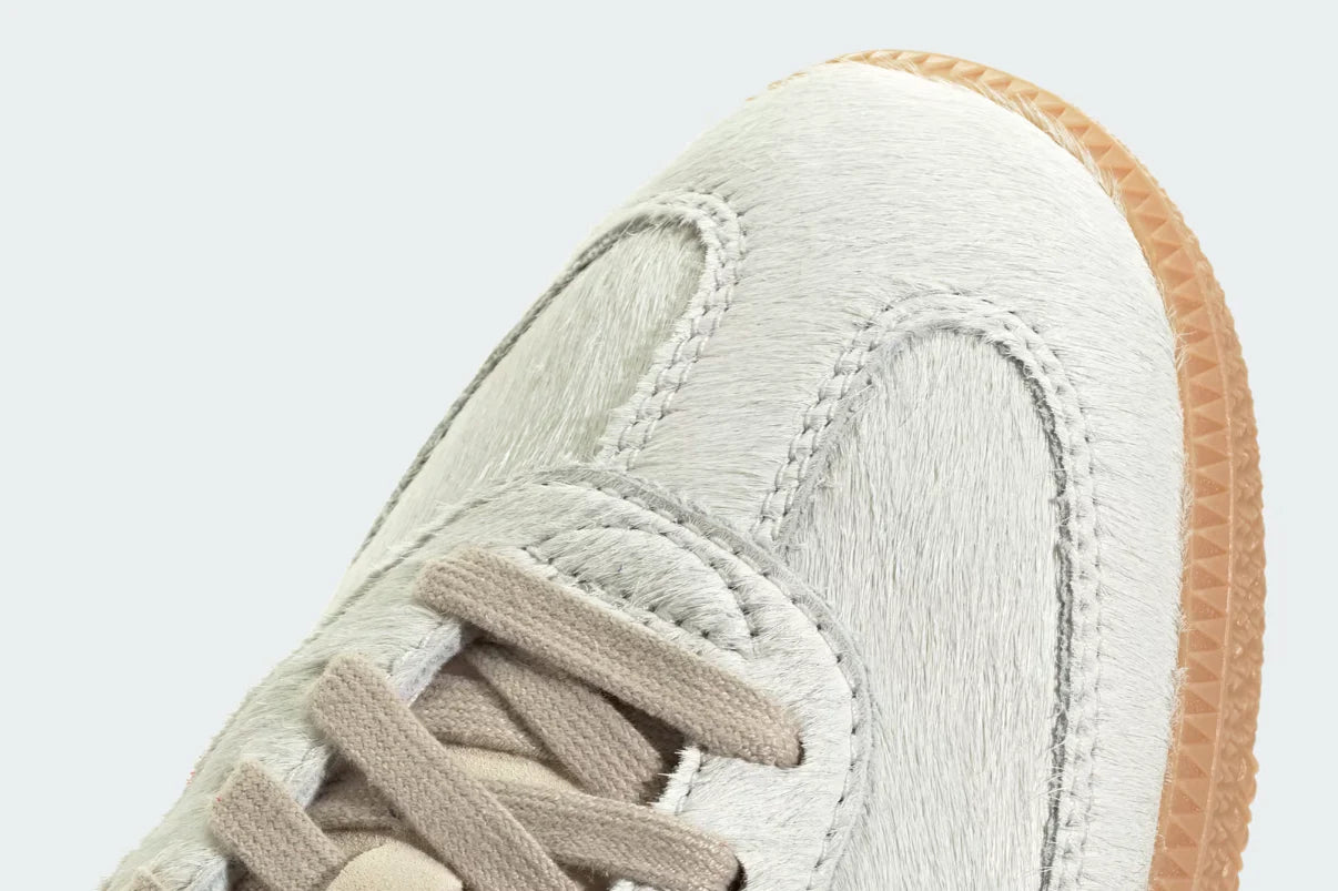 Adidas Samba OG Pony Hair Wonder Beige Better Scarlet