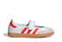 Adidas Samba Jane White Red Gum Branco
