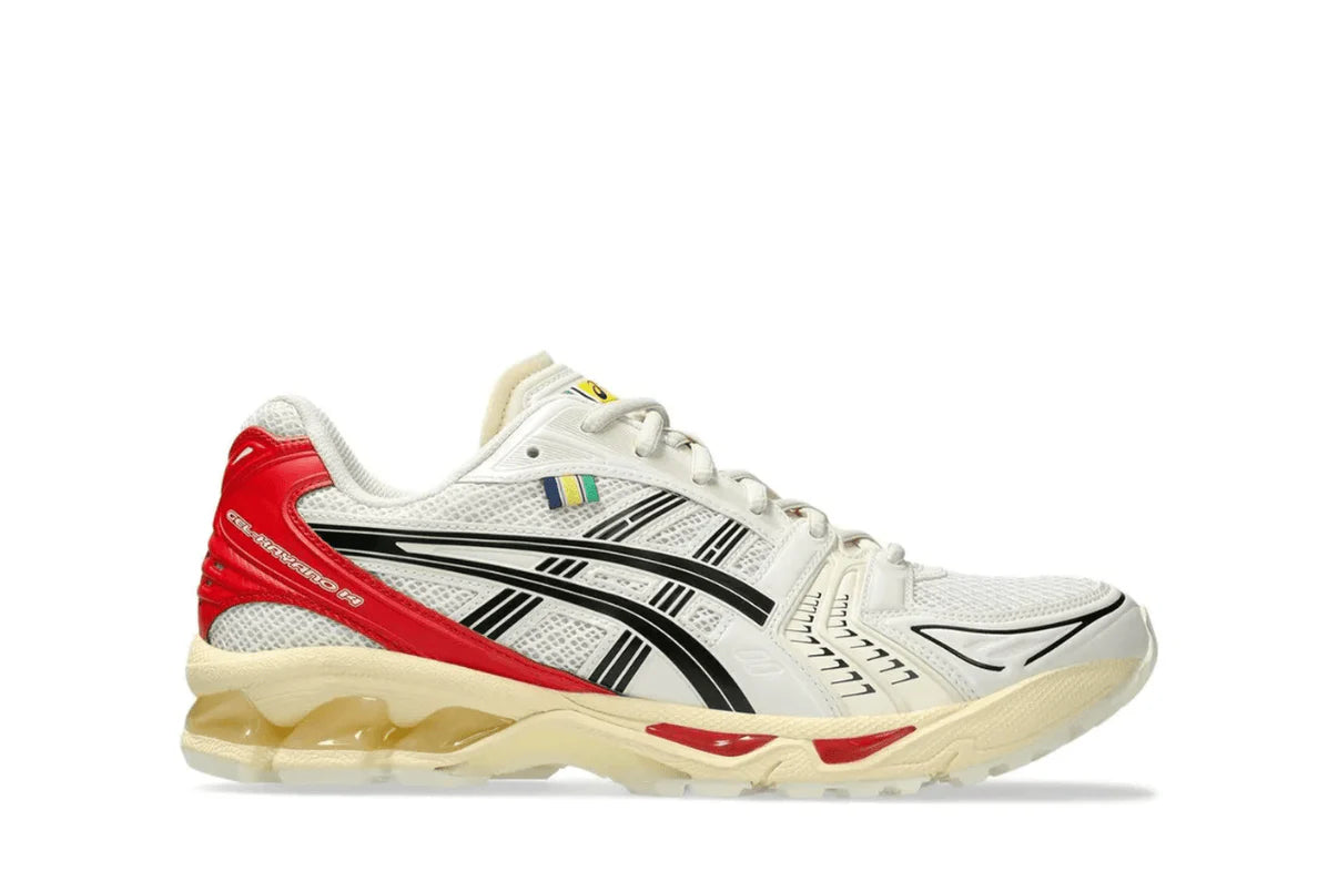 ASICS GEL-KAYANO 14 × Ayrton Senna Asics Gel-Kayano 14 x Senna White Red Branco – LOWBANK