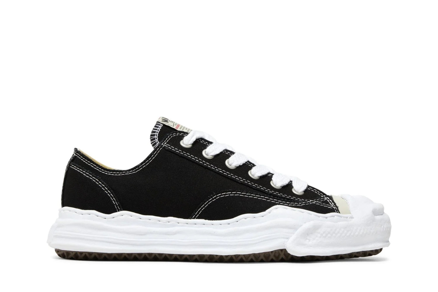Maison Mihara Yasuhiro Hank OG Sole Canvas Low Preto