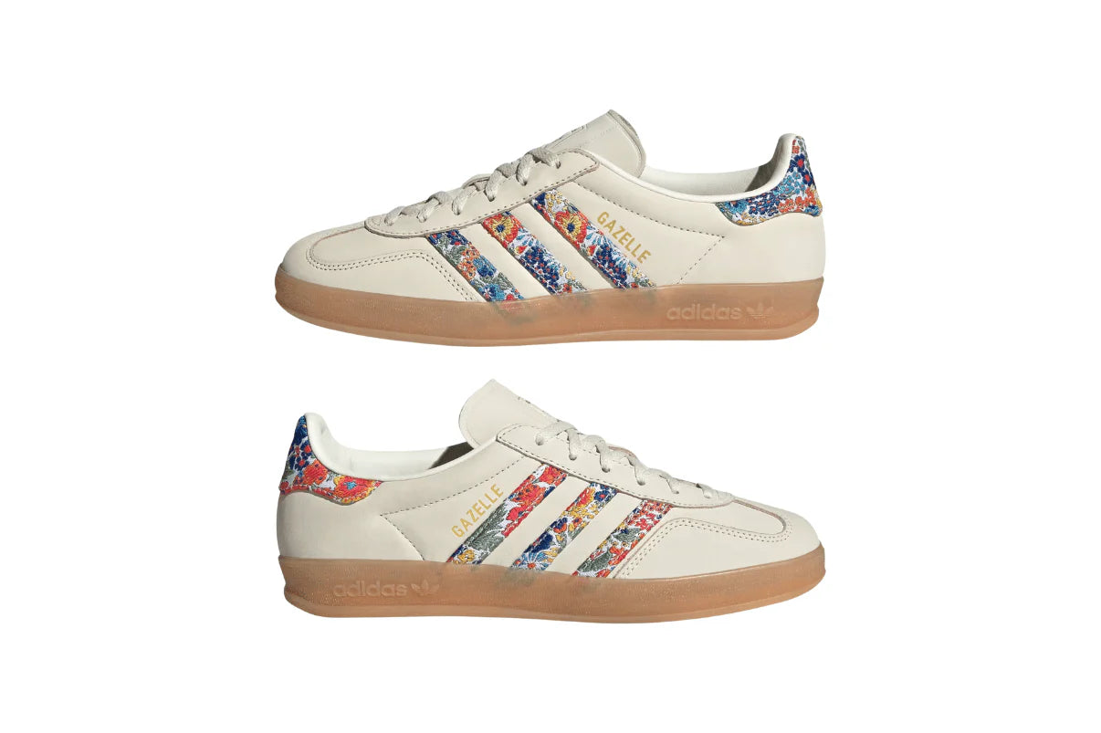 Adidas Gazelle Indoor Liberty London Floral Embroidery Stripes Multi-Color (PRONTA ENTREGA)