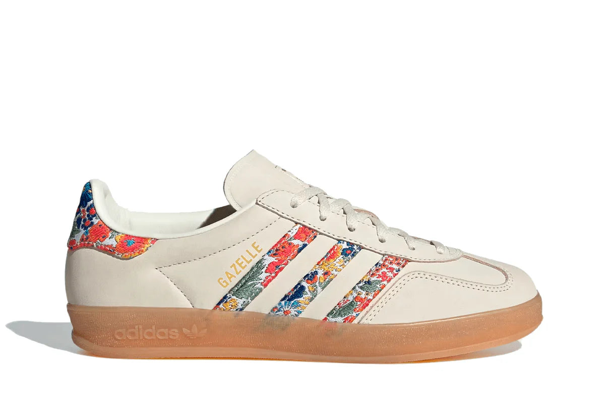 Adidas Gazelle Indoor Liberty London Floral Embroidery Stripes
