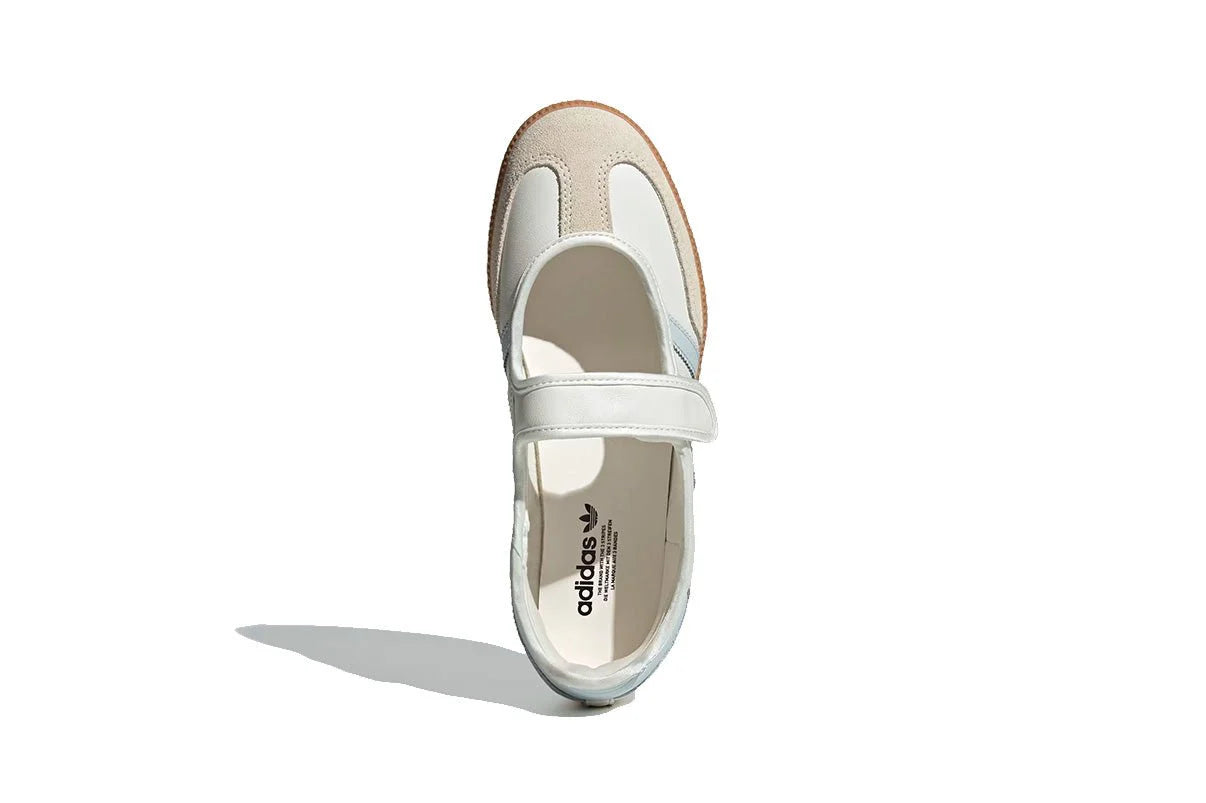 Adidas Samba Jane White Blue Gum Branco