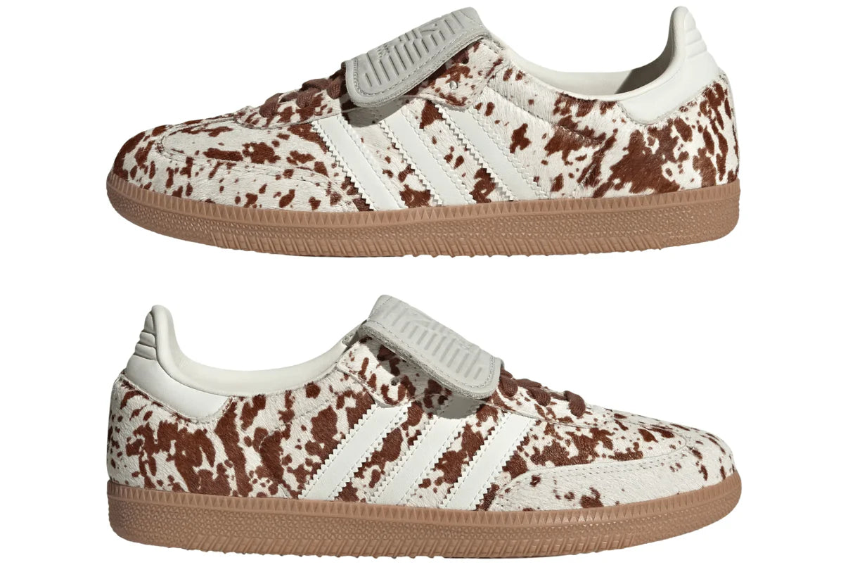 Adidas Samba LT Cow Print Brown White Marrom