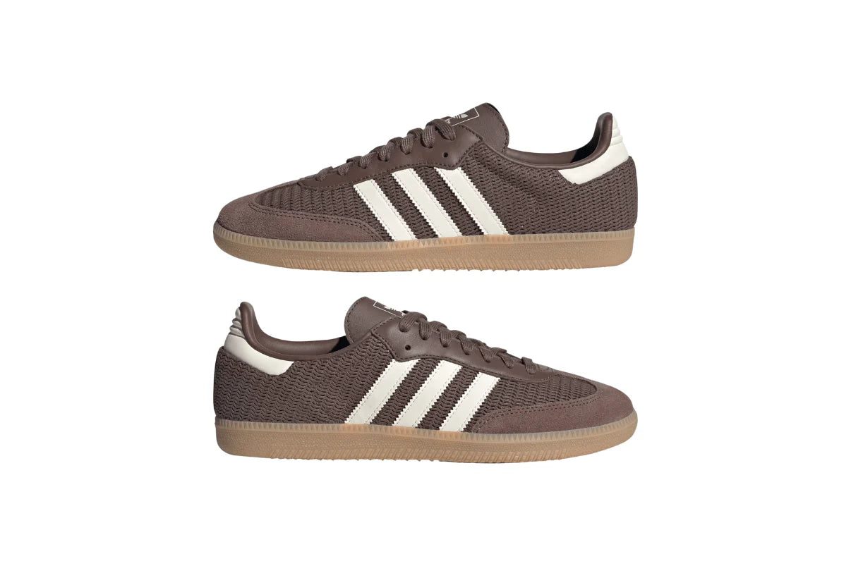 Adidas Samba OG Earth Strata Wonder White Marrom (PRONTA ENTREGA)