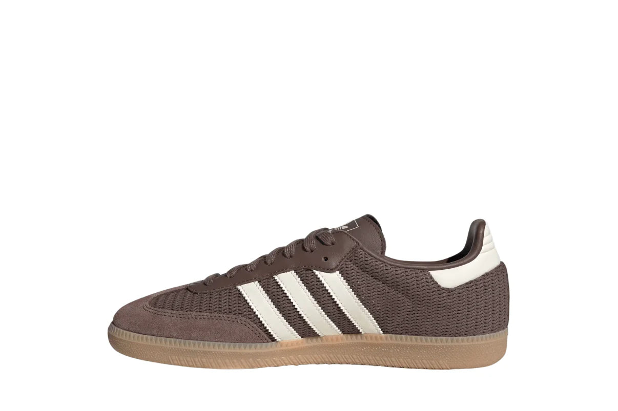 Adidas Samba OG Earth Strata Wonder White Marrom (PRONTA ENTREGA)
