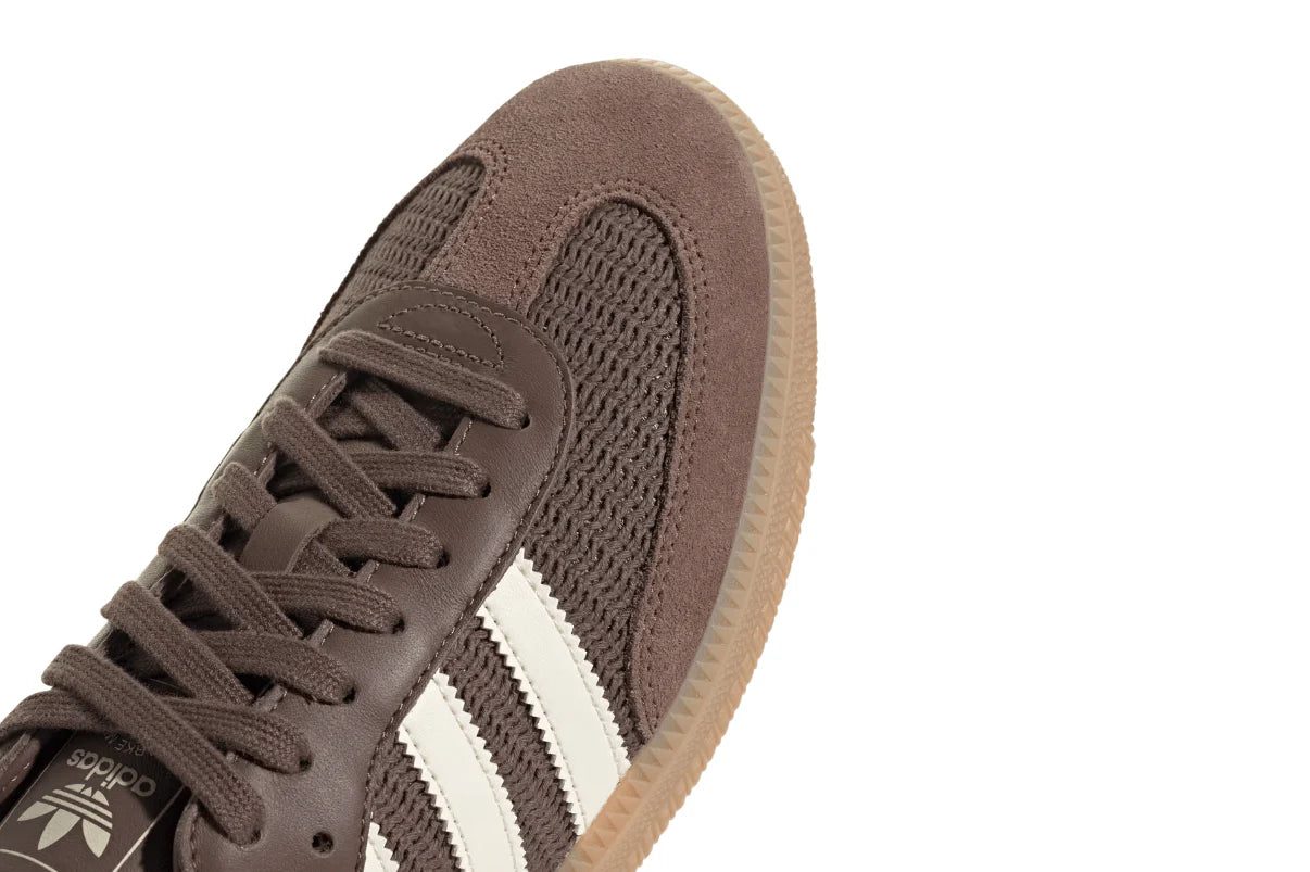 Adidas Samba OG Earth Strata Wonder White Marrom (PRONTA ENTREGA)