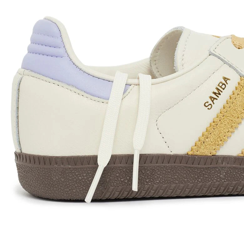 Adidas Samba Og Off White Oat Violet Tone Branco (PRONTA ENTREGA)
