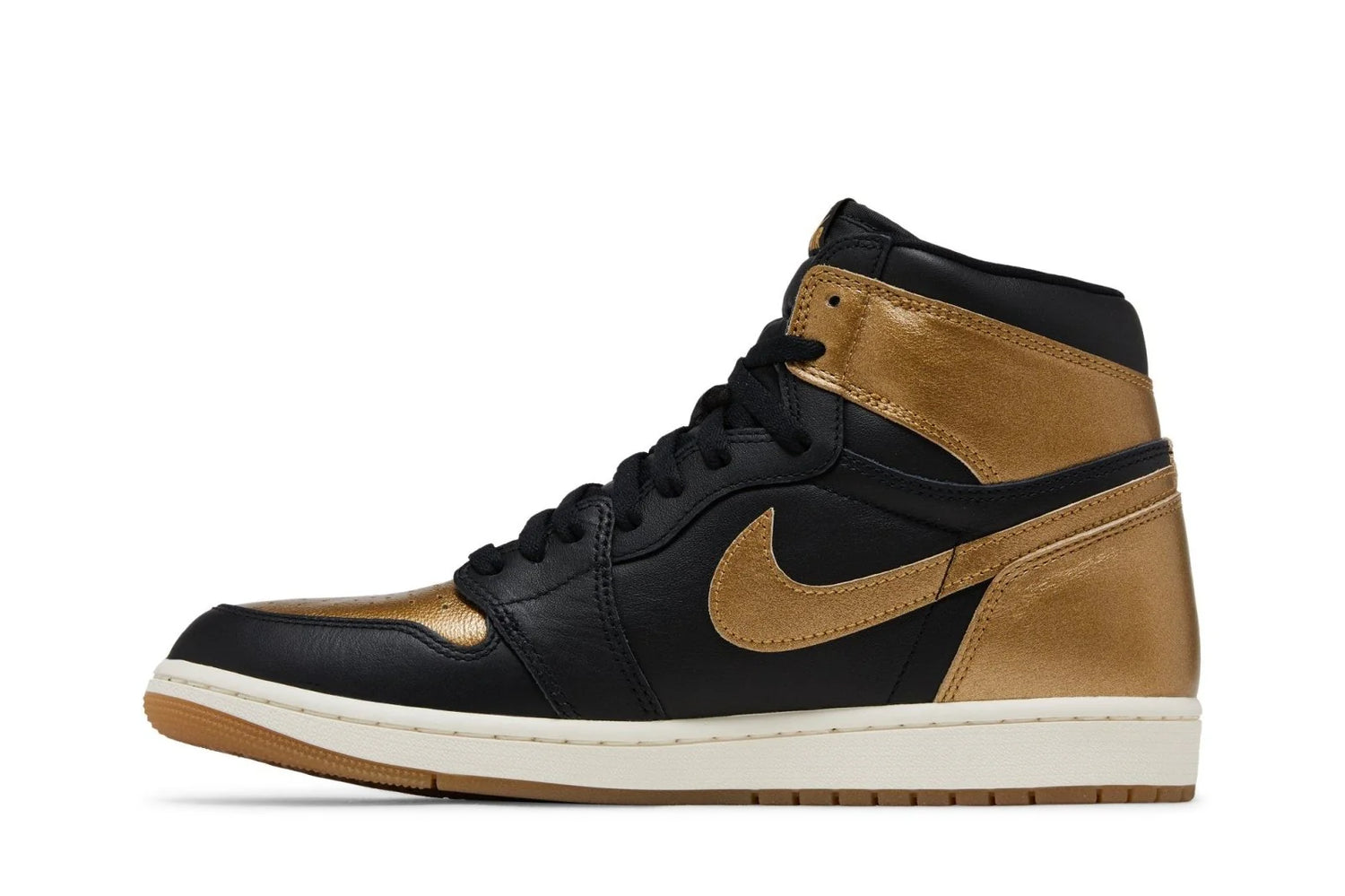 Air Jordan 1 High Og Black Metallic Gold Preto