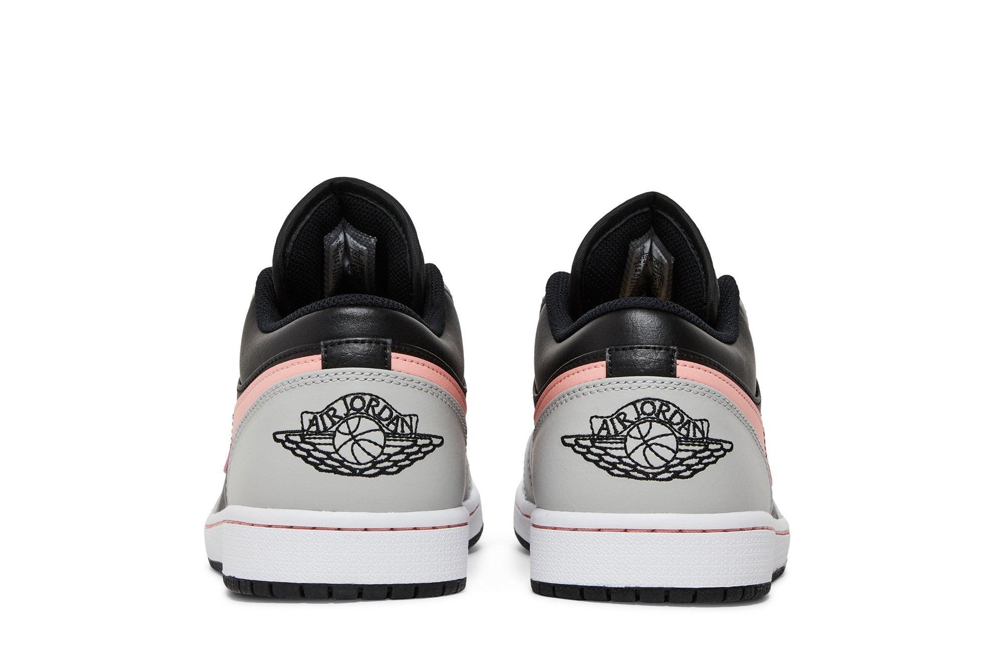 Air Jordan 1 Low Black Grey Pink Cinza