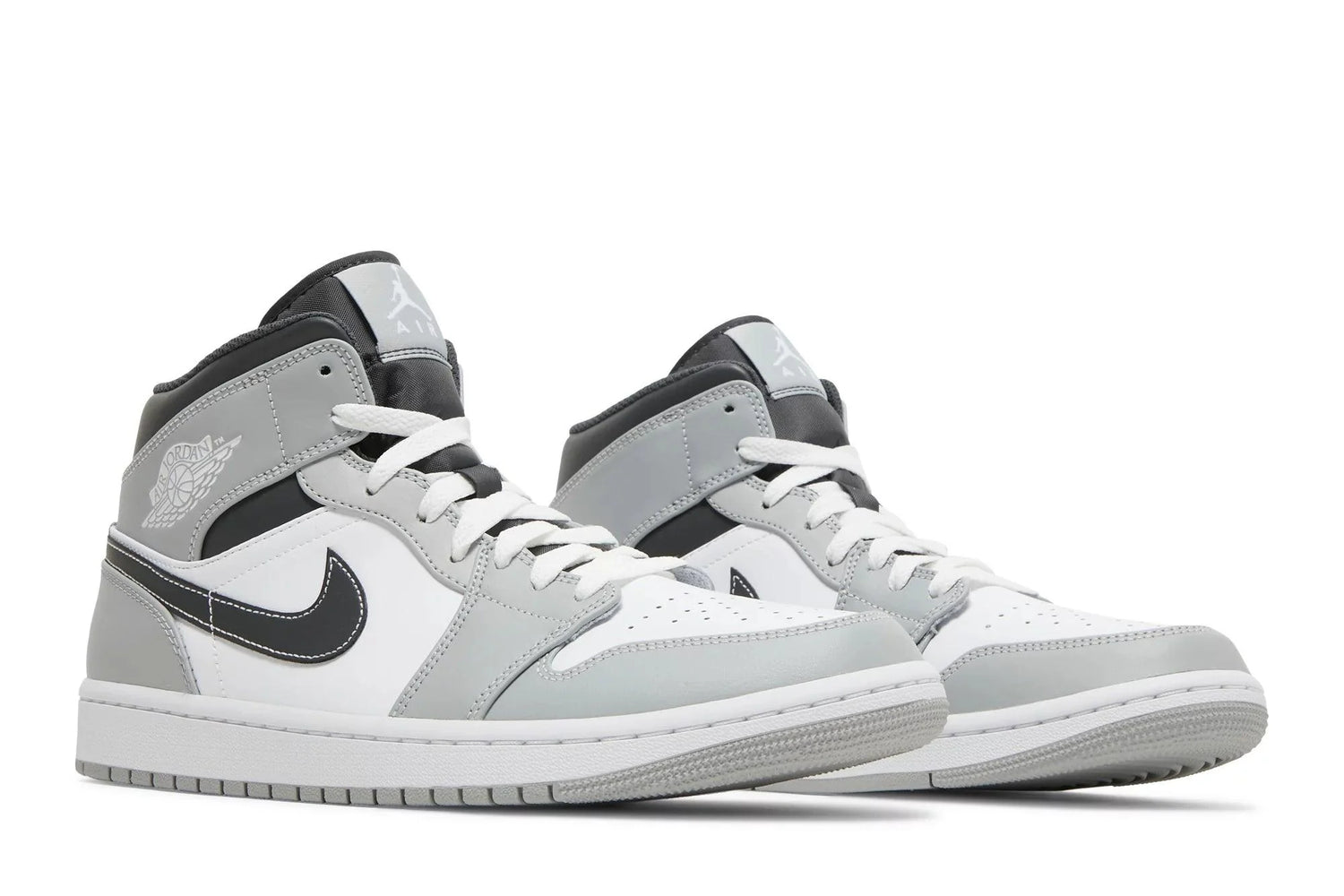 Air Jordan 1 Mid Light Smoke Grey Cinza