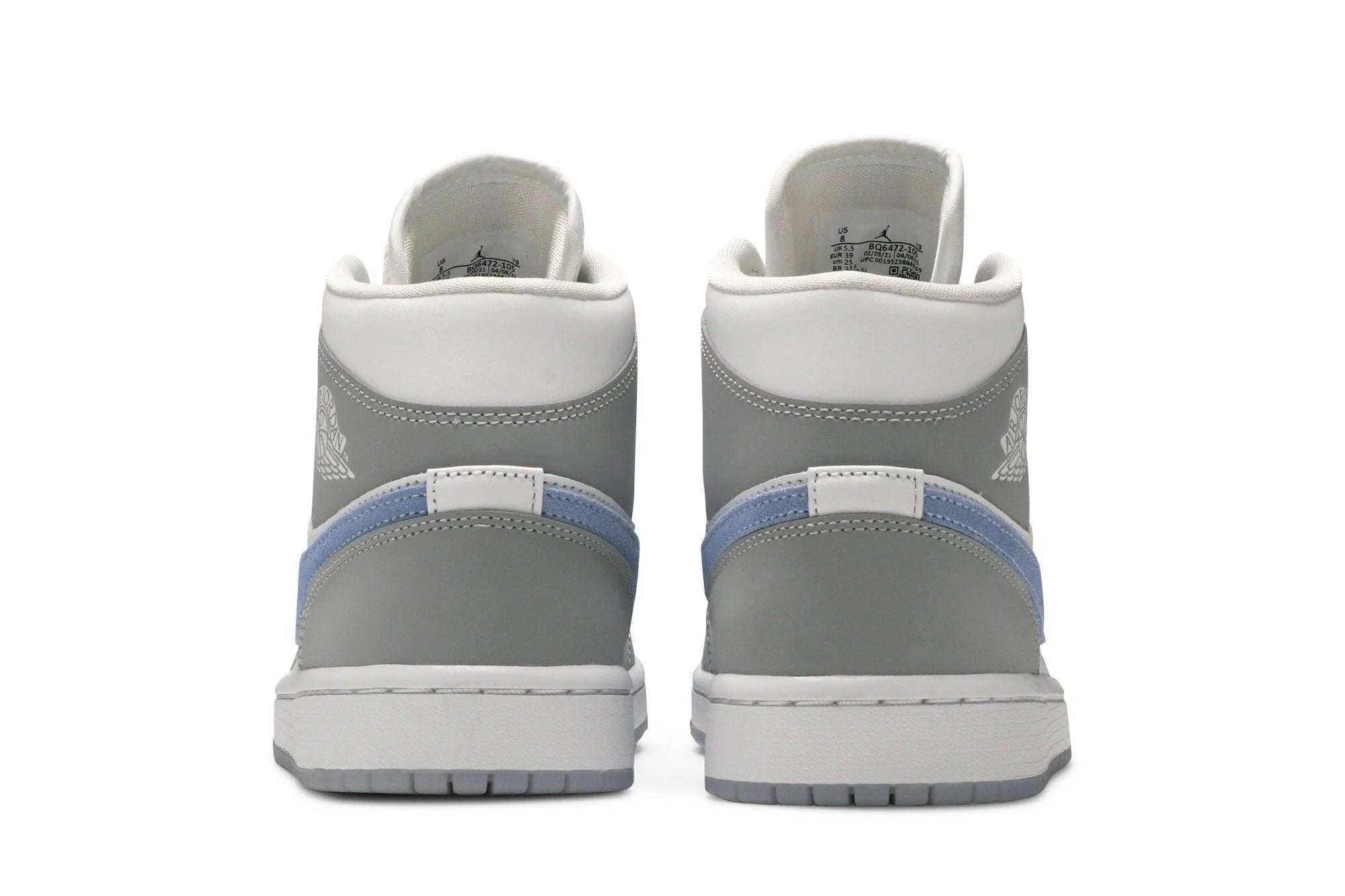 Air Jordan 1 Mid Wolf Grey Cinza