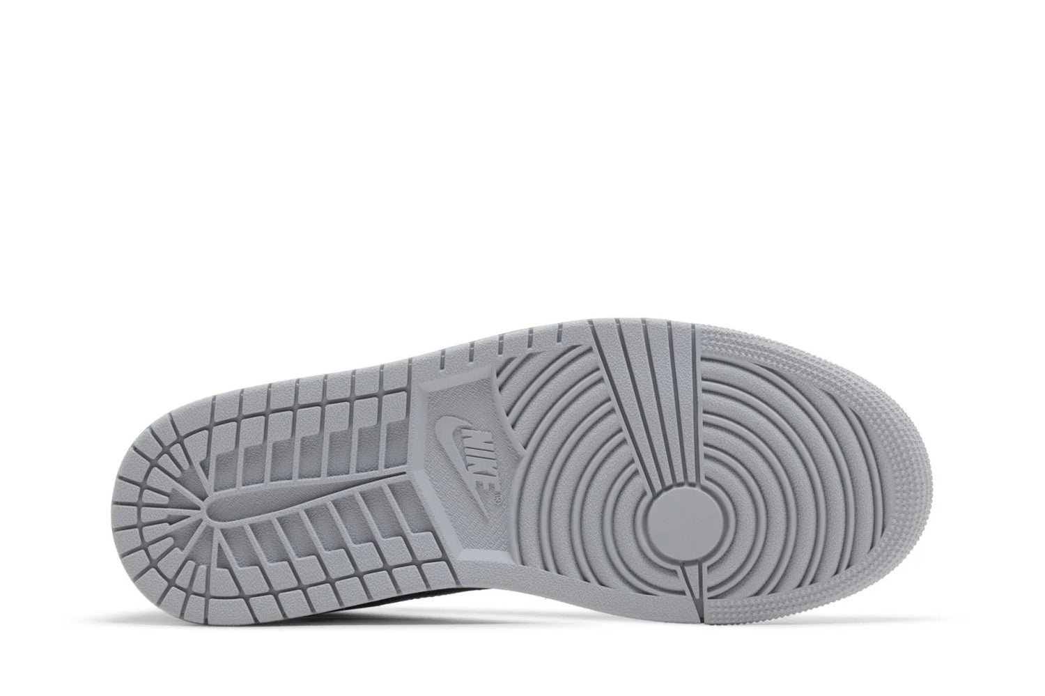 Air Jordan 1 Mid Wolf Grey Midnight Navy Cinza