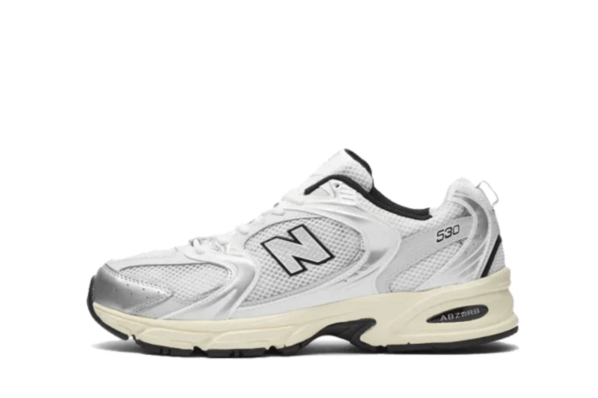 New Balance 530 Silver Cream Prateado