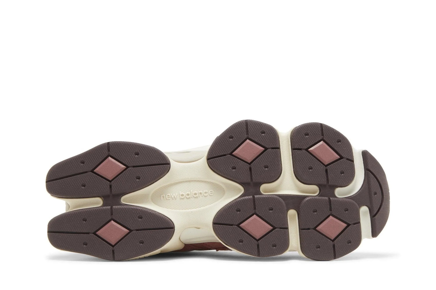 New Balance 9060 Mineral Red Truffle Rain Cloud Vermelho