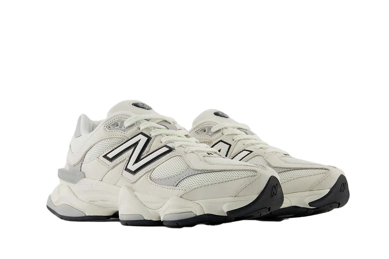 New Balance 9060 Sea Salt Raincloud Cinza (PRONTA ENTREGA)