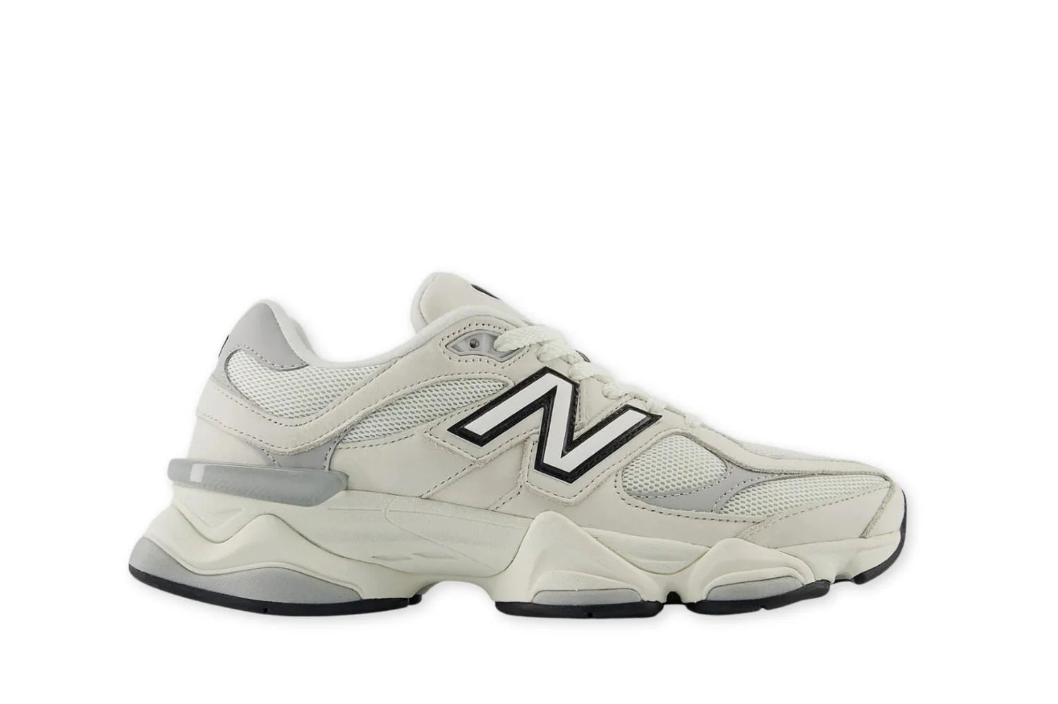 New Balance 9060 Sea Salt Raincloud Cinza (PRONTA ENTREGA)