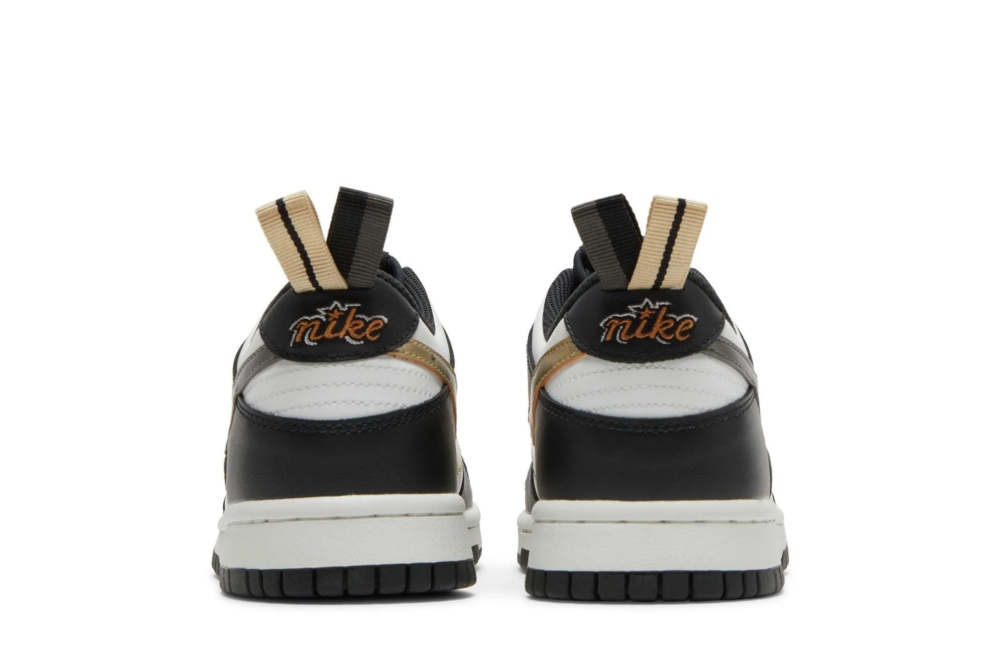 Nike Dunk Low GS Black/White Metallic Preto