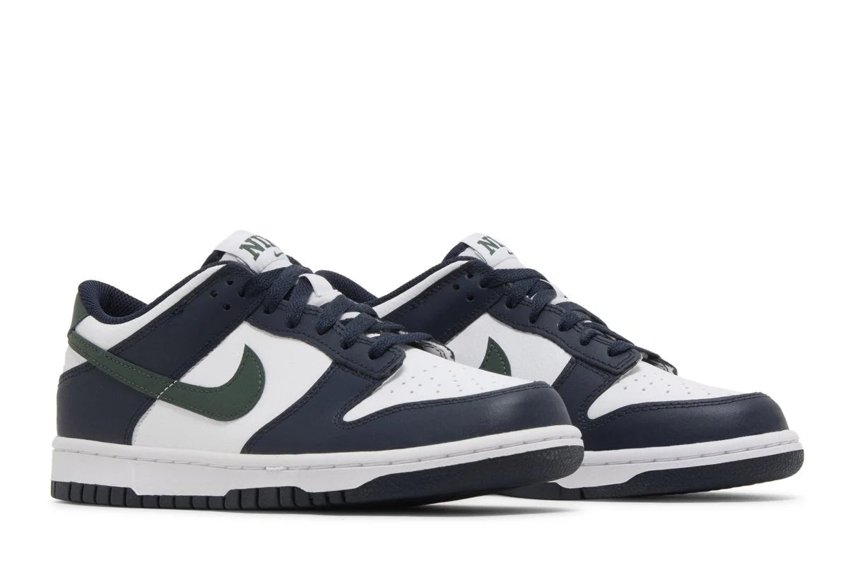 Nike Dunk Low Obsidian Vintage Green Azul Marinho