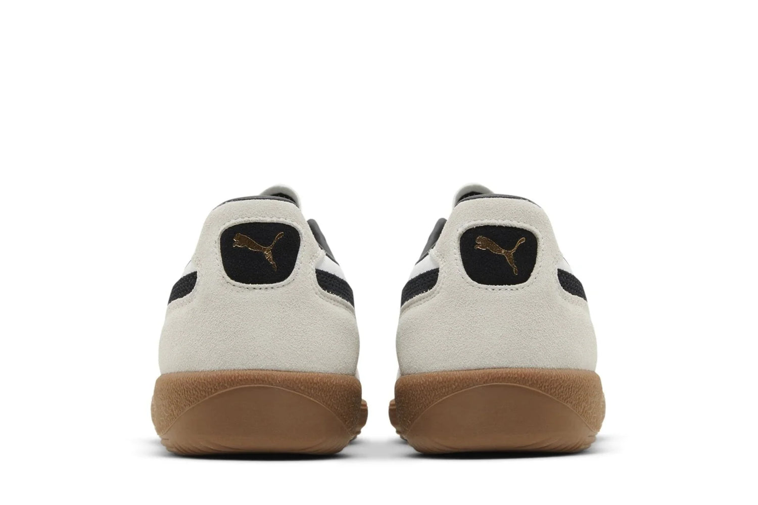 Puma Palermo Leather White Vapor Grey Gum Cinza