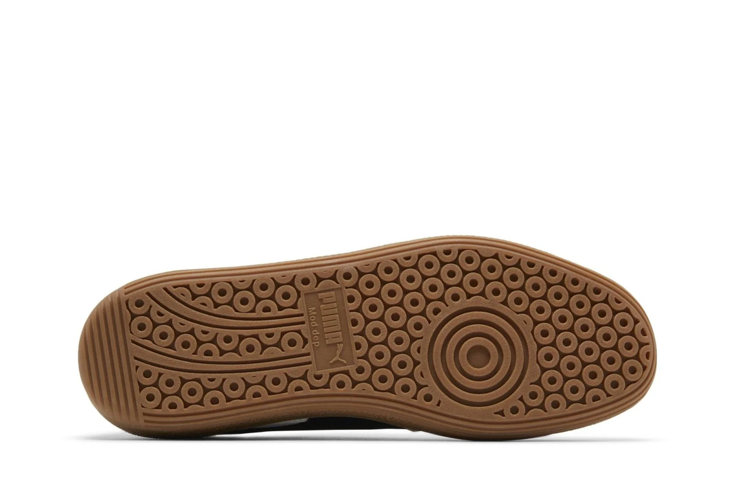 Puma Palermo Leather White Vapor Grey Gum Cinza