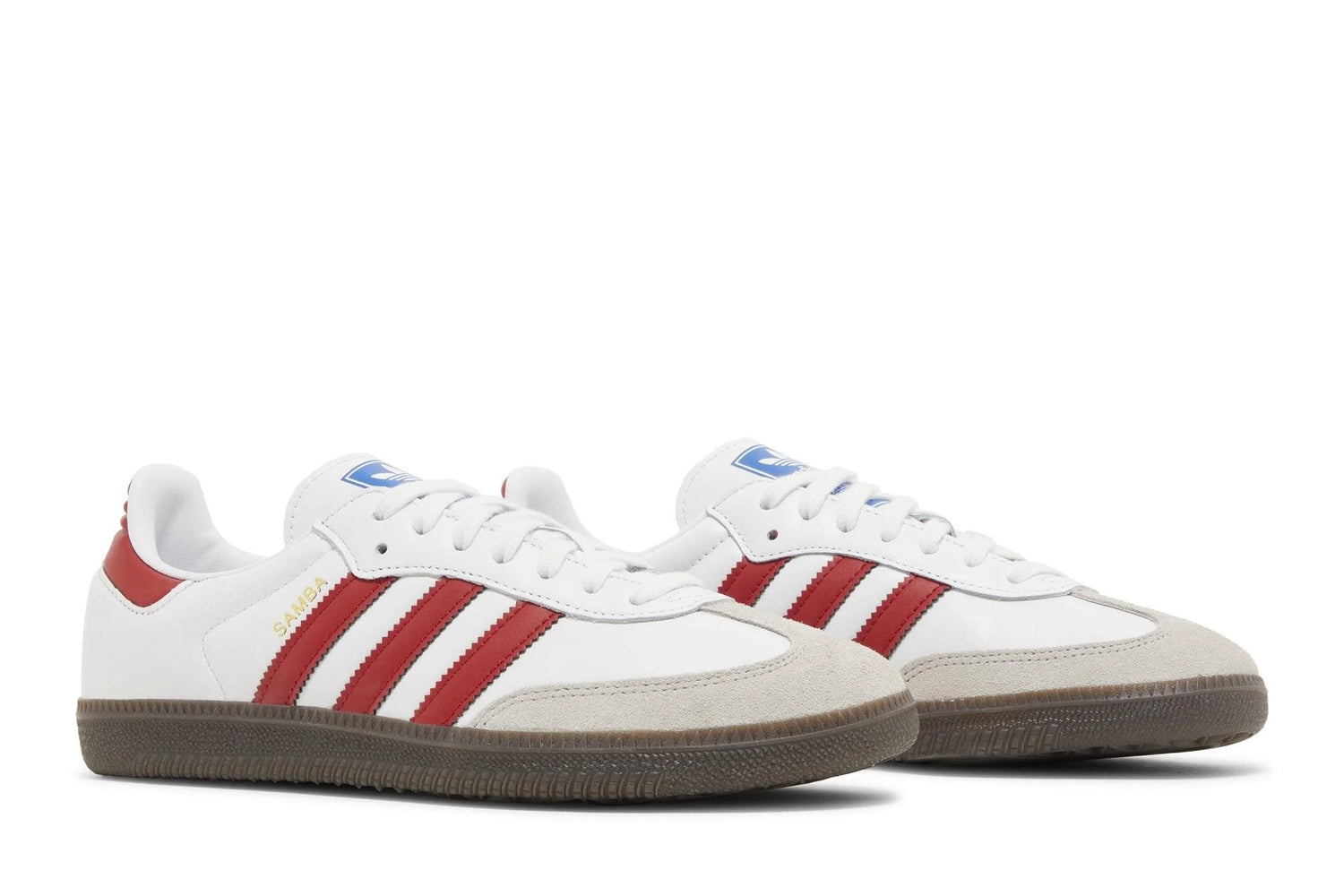 Adidas Samba OG White Scarlet Branco (PRONTA ENTREGA)