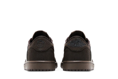 Air Jordan 1 Low Og Sp x Travis Scott Velvet Brown Marrom