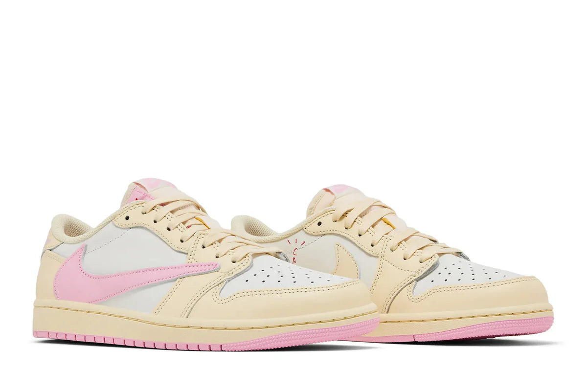 Air Jordan 1 Retro Low OG SP Travis Scott Shy Pink Bege