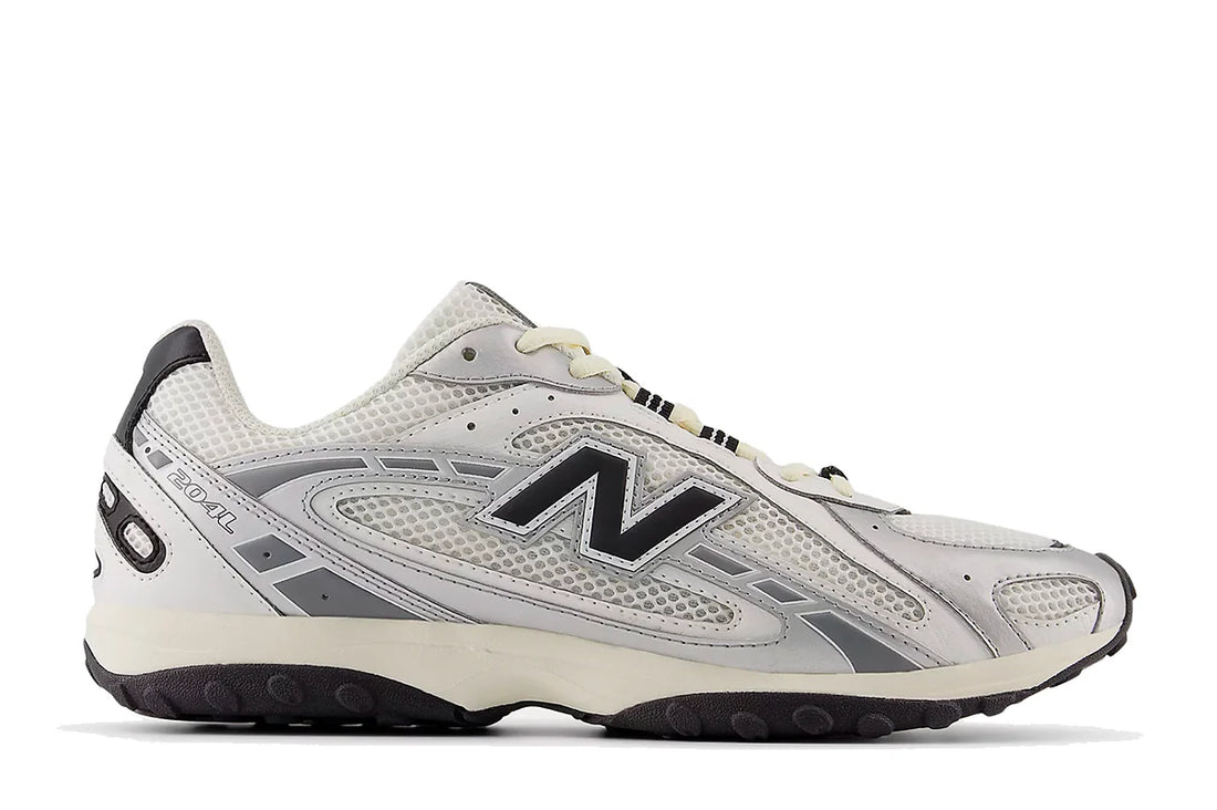 New Balance 204L Silver Metallic Black Prateado