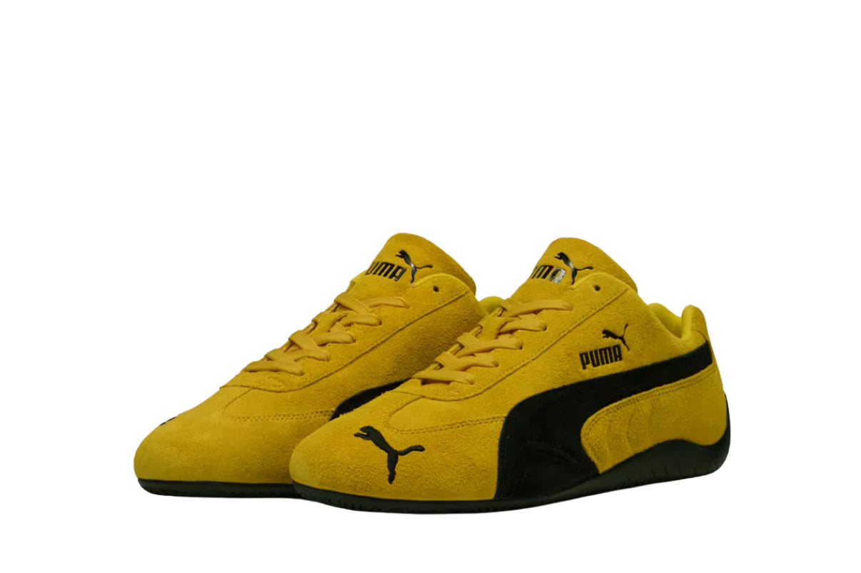 国内配送 PUMA SPEEDCAT OG PELE YELLOW/BLACK PUMA Speedcat OG Mens Womens Sneakers Yellow Black