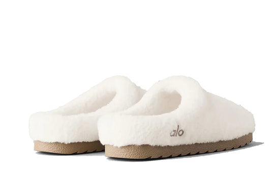 Slipper Alo Yoga Recovery Ivory Off White
