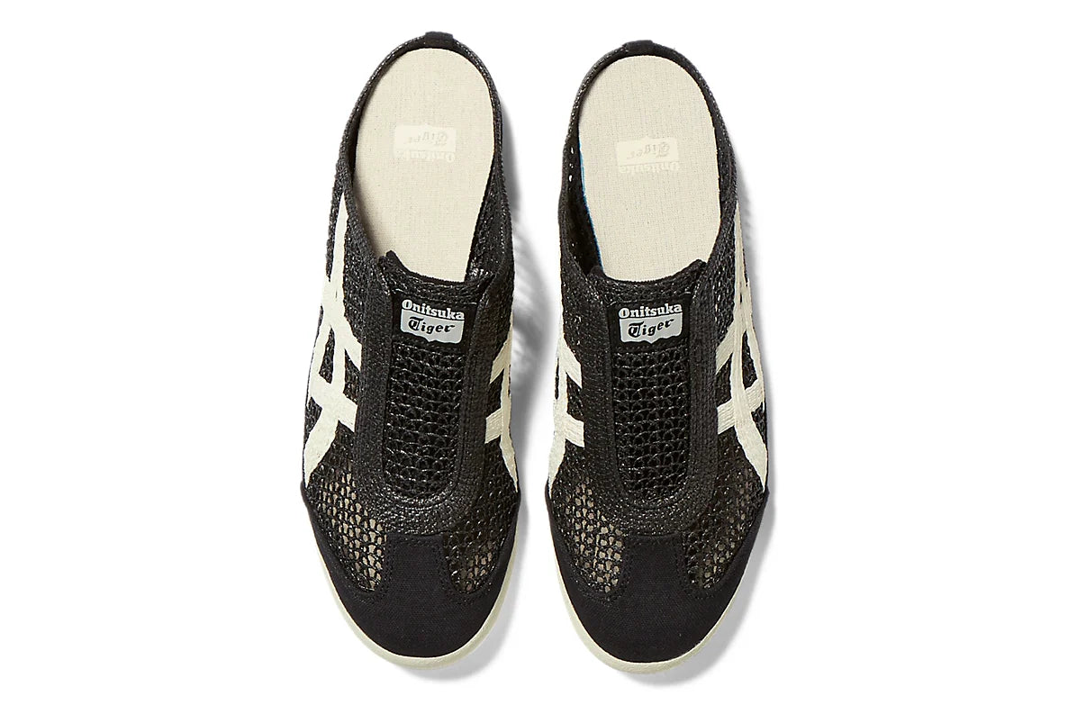 Onitsuka Tiger Mexico 66 Sabot Black Cream Preto