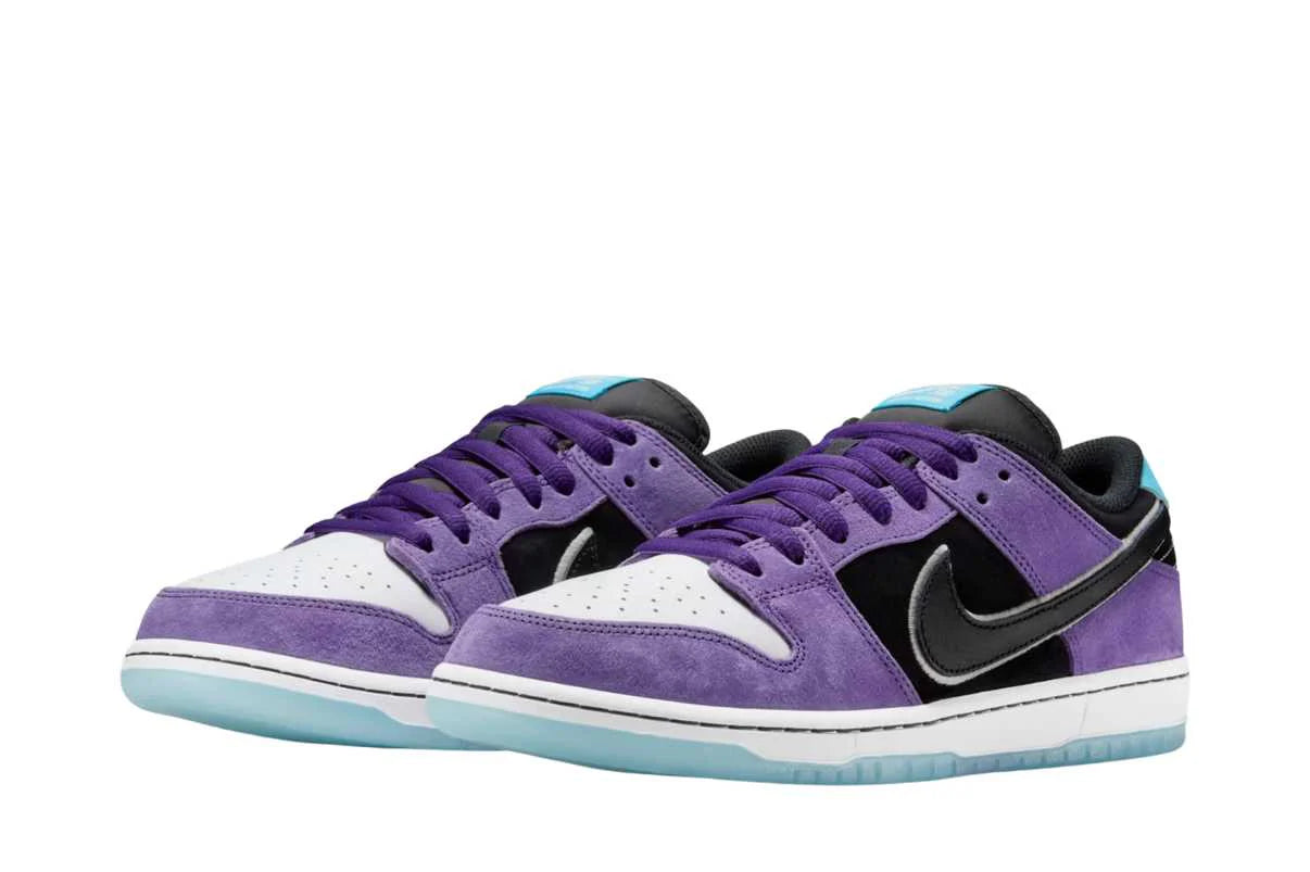 Nike SB Dunk Low Pro x Hayley Wilson Black and Court Purple Roxo