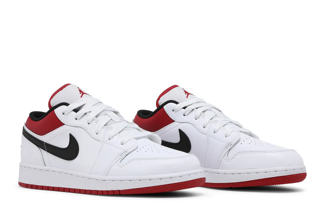 Nike Air Jordan 1 Low White University Red Branco