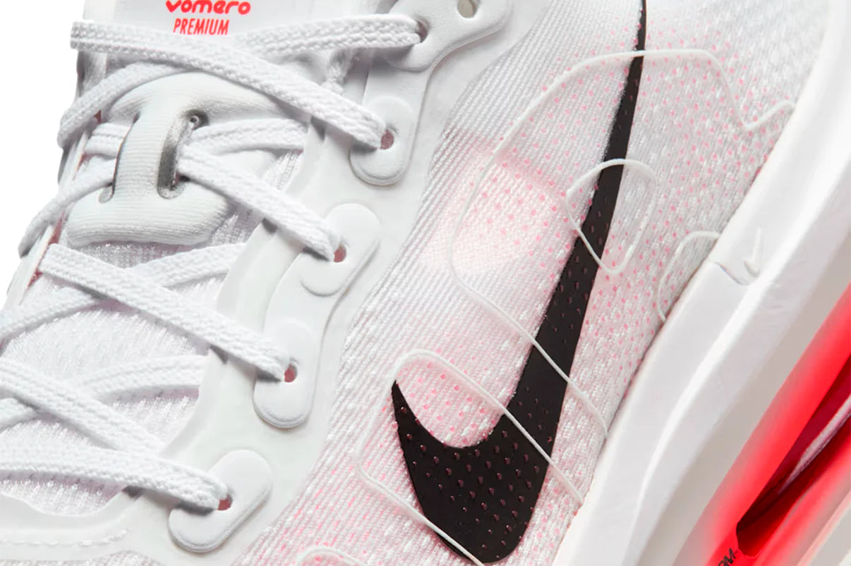 Nike Vomero Premium White Bright Crimson Branco