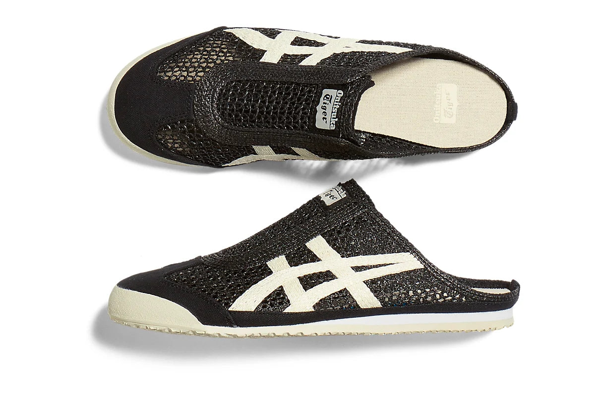 Onitsuka Tiger Mexico 66 Sabot Black Cream Preto