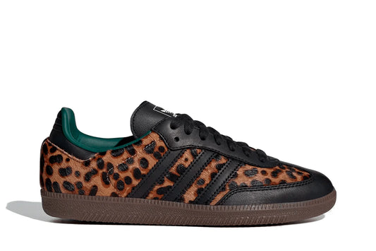 Adidas Samba Og Collegiate Green Leopard Marrom