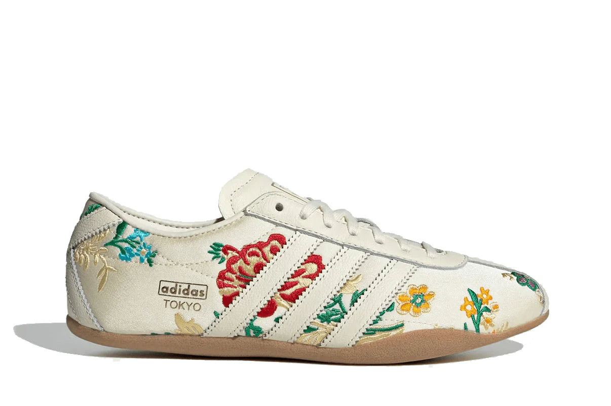 Adidas Tokyo Crew White Floral Embroidery Branco