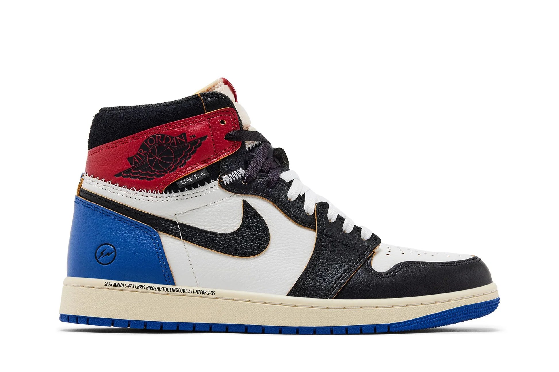 NIKE fragment design✖️UNION✖️Jordan1 ユニオン Air Jordan 1 High Fragment Design x Union LA Varsity Red Branco