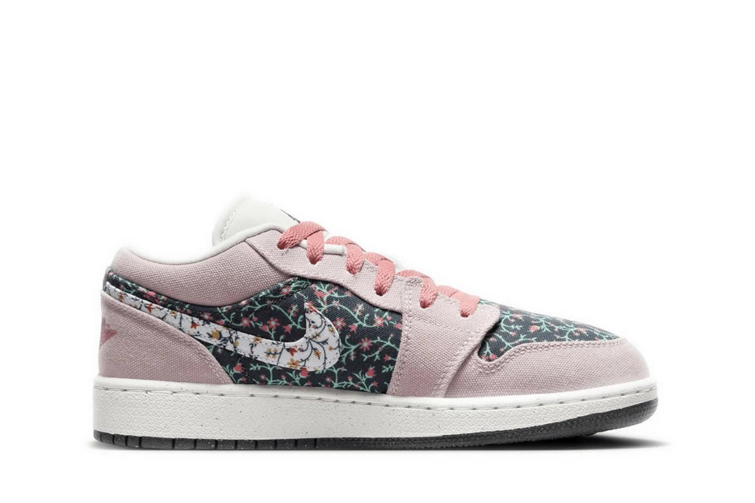 Air Jordan 1 Low &quot;Floral Canvas&quot; Rosa