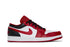 Air Jordan 1 Low Gym Red Black Vermelho