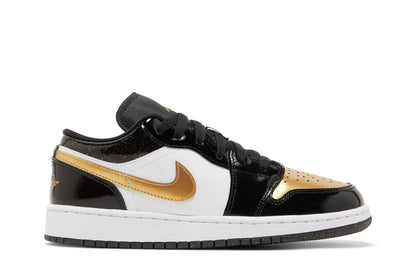 Air Jordan 1 Low SE Gs &quot;Gold Toe&quot; Preto