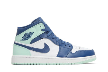 Air Jordan 1 Mid Aqua Blue Tint Verde