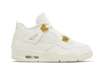 Air Jordan 4 Retro Metallic Gold Branco