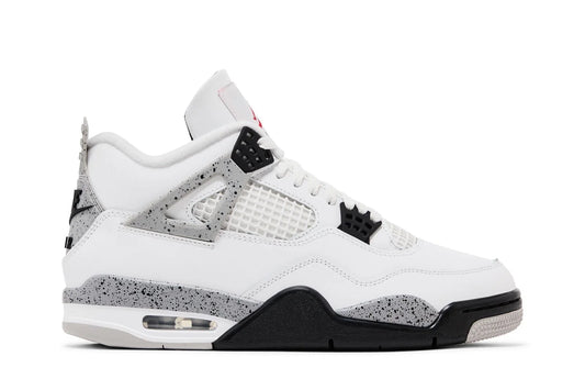 Air Jordan 4 Retro OG Nike White Cement Couro Branco