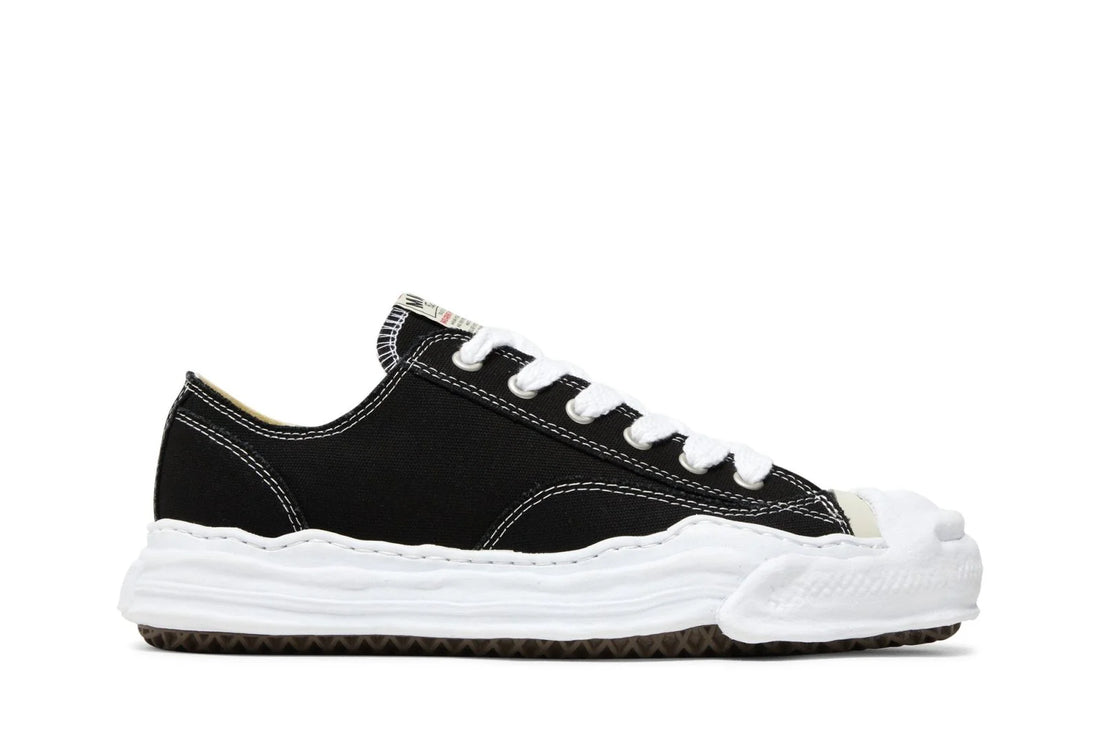 Maison Mihara Yasuhiro Hank OG Sole Canvas Low Preto