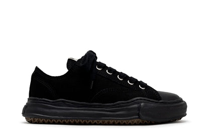 Maison Mihara Yasuhiro &quot;Peterson&quot; OG Sole Canvas Low-top Black Preto