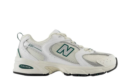 New Balance 530 Sea Salt White Marsh Green Branco