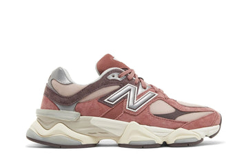 New Balance 9060 Mineral Red Truffle Rain Cloud Vermelho